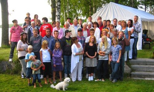 Släktkalas för hela Berths släkt 2010